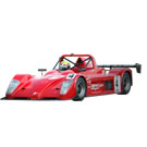 Motorcycle engine race car