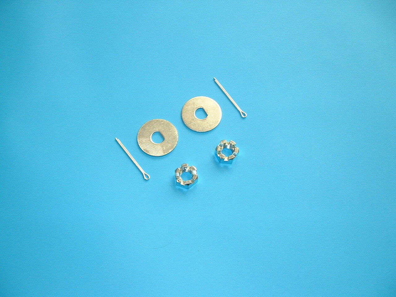 Jaguar Front Hub-Wheel Bearing Nuts-D Washers
