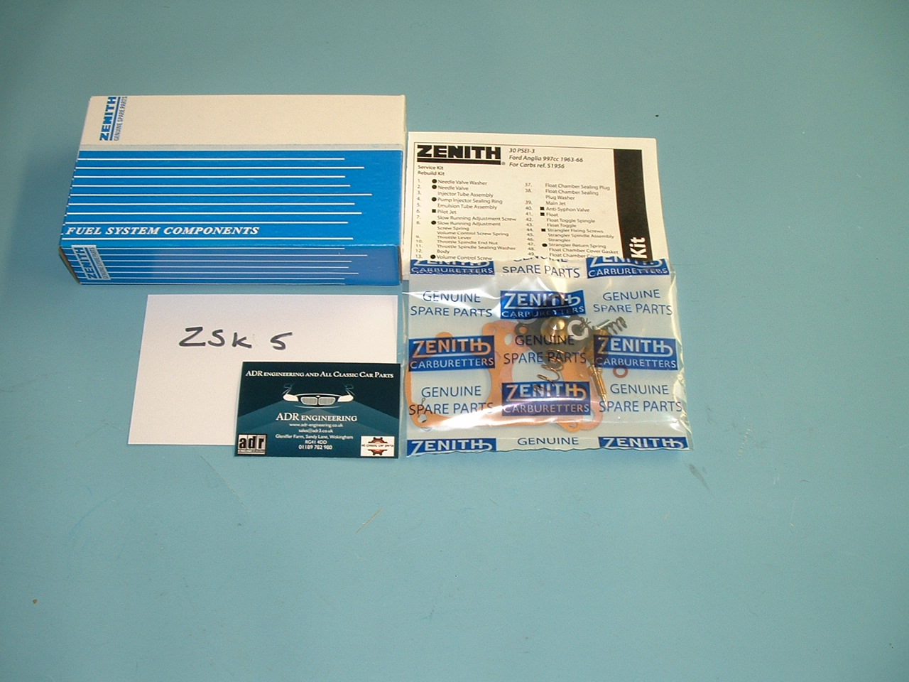 Ford Anglia 105E 997cc Zenith Carb Service Kit Solex 30 PSEI Carb