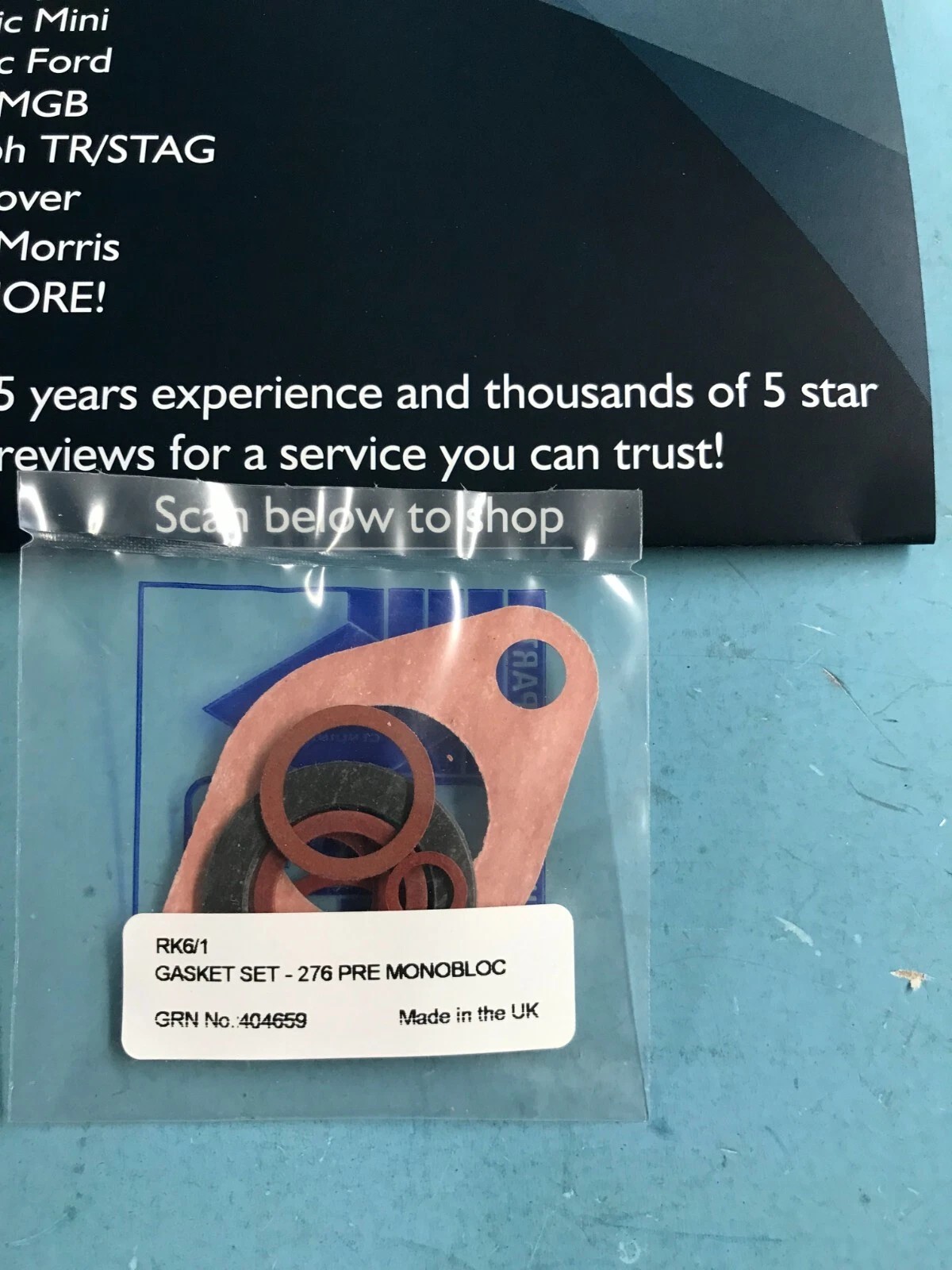 GENUINE AMAL 276 PRE MONOBLOC CARB GASKET SET NORTON TRIUMPH BSA ETC