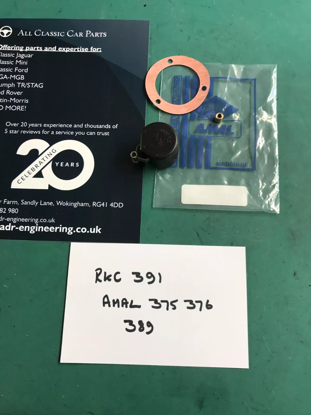 GENUINE AMAL 375 376 389 MONOBLOC STAY UP FLOAT KIT NORTON TRIUMPH BSA ETC