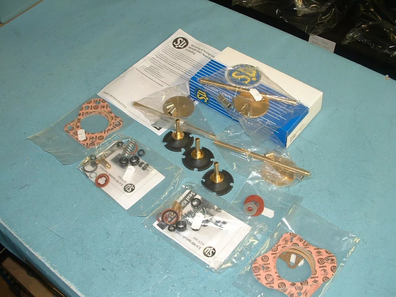 JAGUAR E TYPE/MK 10 SU HD8 THERMO CARB MAJOR REBUILD KIT CARBURETTORS 3.8 4.2