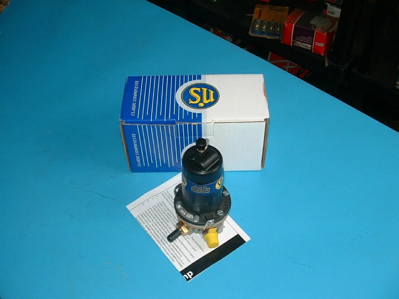 Morris Minor S2 1000-Land Rover S1 Fuel pump Electronic SU AUA66en Neg Earth
